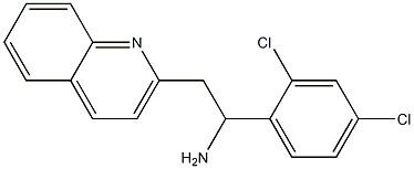 1-(2,4-dichlorophenyl)-2-(quinolin-2-yl)ethan-1-amine