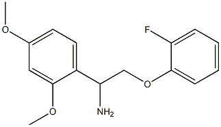 1-(2,4-dimethoxyphenyl)-2-(2-fluorophenoxy)ethanamine