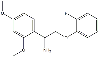  1-(2,4-dimethoxyphenyl)-2-(2-fluorophenoxy)ethanamine