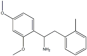 1-(2,4-dimethoxyphenyl)-2-(2-methylphenyl)ethan-1-amine Structure