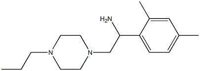 1-(2,4-dimethylphenyl)-2-(4-propylpiperazin-1-yl)ethanamine