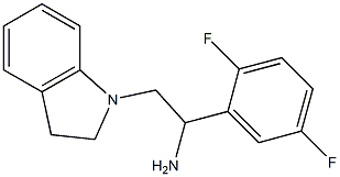 1-(2,5-difluorophenyl)-2-(2,3-dihydro-1H-indol-1-yl)ethanamine