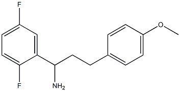 1-(2,5-difluorophenyl)-3-(4-methoxyphenyl)propan-1-amine