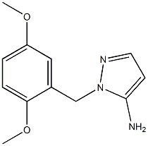 1-(2,5-dimethoxybenzyl)-1H-pyrazol-5-amine Structure