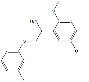 1-(2,5-dimethoxyphenyl)-2-(3-methylphenoxy)ethanamine