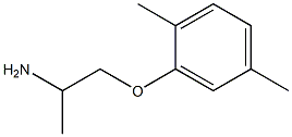1-(2,5-dimethylphenoxy)propan-2-amine,,结构式