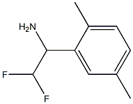 1-(2,5-dimethylphenyl)-2,2-difluoroethan-1-amine|