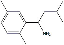 1-(2,5-dimethylphenyl)-3-methylbutan-1-amine,,结构式