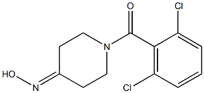 1-(2,6-dichlorobenzoyl)piperidin-4-one oxime Structure