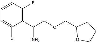 1-(2,6-difluorophenyl)-2-(oxolan-2-ylmethoxy)ethan-1-amine,,结构式