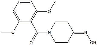  1-(2,6-dimethoxybenzoyl)piperidin-4-one oxime