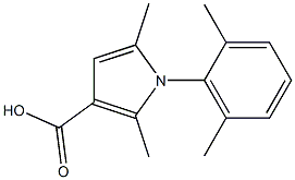 1-(2,6-dimethylphenyl)-2,5-dimethyl-1H-pyrrole-3-carboxylic acid Structure