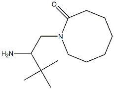 1-(2-amino-3,3-dimethylbutyl)azocan-2-one,,结构式