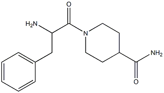 1-(2-amino-3-phenylpropanoyl)piperidine-4-carboxamide 结构式