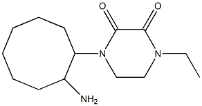 1-(2-aminocyclooctyl)-4-ethylpiperazine-2,3-dione