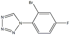 1-(2-bromo-4-fluorophenyl)-1H-1,2,3,4-tetrazole Structure