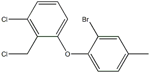 1-(2-bromo-4-methylphenoxy)-3-chloro-2-(chloromethyl)benzene