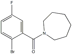 1-(2-bromo-5-fluorobenzoyl)azepane