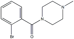 1-(2-bromobenzoyl)-4-methylpiperazine 结构式