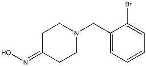 1-(2-bromobenzyl)piperidin-4-one oxime Struktur