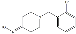 1-(2-bromobenzyl)piperidin-4-one oxime Structure