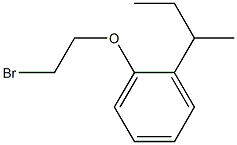1-(2-bromoethoxy)-2-sec-butylbenzene,,结构式