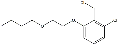 1-(2-butoxyethoxy)-3-chloro-2-(chloromethyl)benzene Structure