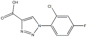 1-(2-chloro-4-fluorophenyl)-1H-1,2,3-triazole-4-carboxylic acid|1-(2-chloro-4-fluorophenyl)-1H-1,2,3-triazole-4-carboxylic acid