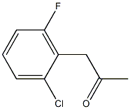 1-(2-chloro-6-fluorophenyl)propan-2-one Struktur