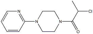 1-(2-chloropropanoyl)-4-pyridin-2-ylpiperazine