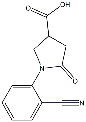 1-(2-cyanophenyl)-5-oxopyrrolidine-3-carboxylic acid