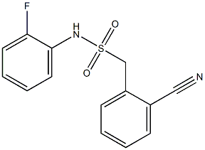 1-(2-cyanophenyl)-N-(2-fluorophenyl)methanesulfonamide