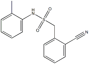 1-(2-cyanophenyl)-N-(2-methylphenyl)methanesulfonamide|