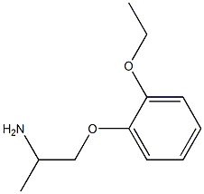 1-(2-ethoxyphenoxy)propan-2-amine Structure
