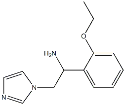 1-(2-ethoxyphenyl)-2-(1H-imidazol-1-yl)ethanamine Struktur