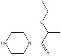 1-(2-ethoxypropanoyl)piperazine Struktur