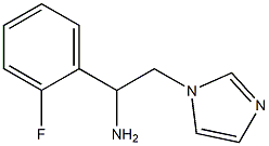 1-(2-fluorophenyl)-2-(1H-imidazol-1-yl)ethanamine Struktur