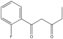 1-(2-fluorophenyl)pentane-1,3-dione Structure