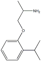 1-(2-isopropylphenoxy)propan-2-amine Struktur