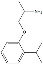 1-(2-isopropylphenoxy)propan-2-amine Structure