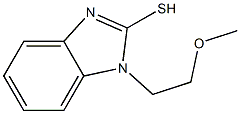 1-(2-methoxyethyl)-1H-1,3-benzodiazole-2-thiol Structure