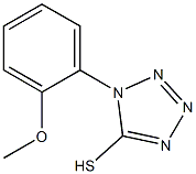 1-(2-methoxyphenyl)-1H-1,2,3,4-tetrazole-5-thiol Struktur