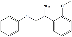 1-(2-methoxyphenyl)-2-phenoxyethanamine Struktur