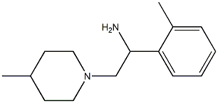 1-(2-methylphenyl)-2-(4-methylpiperidin-1-yl)ethanamine