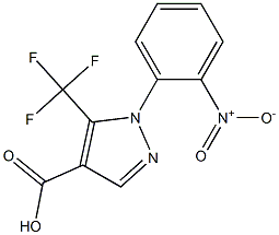  1-(2-nitrophenyl)-5-(trifluoromethyl)-1H-pyrazole-4-carboxylic acid