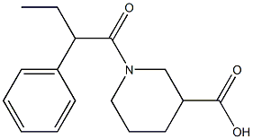 1-(2-phenylbutanoyl)piperidine-3-carboxylic acid