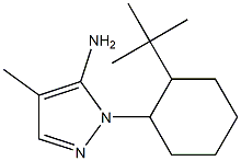 1-(2-tert-butylcyclohexyl)-4-methyl-1H-pyrazol-5-amine,,结构式