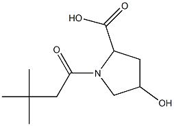 1-(3,3-dimethylbutanoyl)-4-hydroxypyrrolidine-2-carboxylic acid