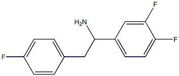 1-(3,4-difluorophenyl)-2-(4-fluorophenyl)ethan-1-amine