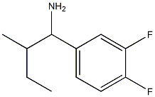 1-(3,4-difluorophenyl)-2-methylbutan-1-amine